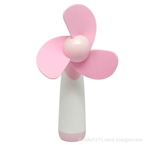 Cheap plastic AA battery operated mini fan.promotional mini fan